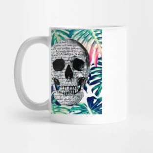 Cool Tees Tropical Shakespeare Skull Mug